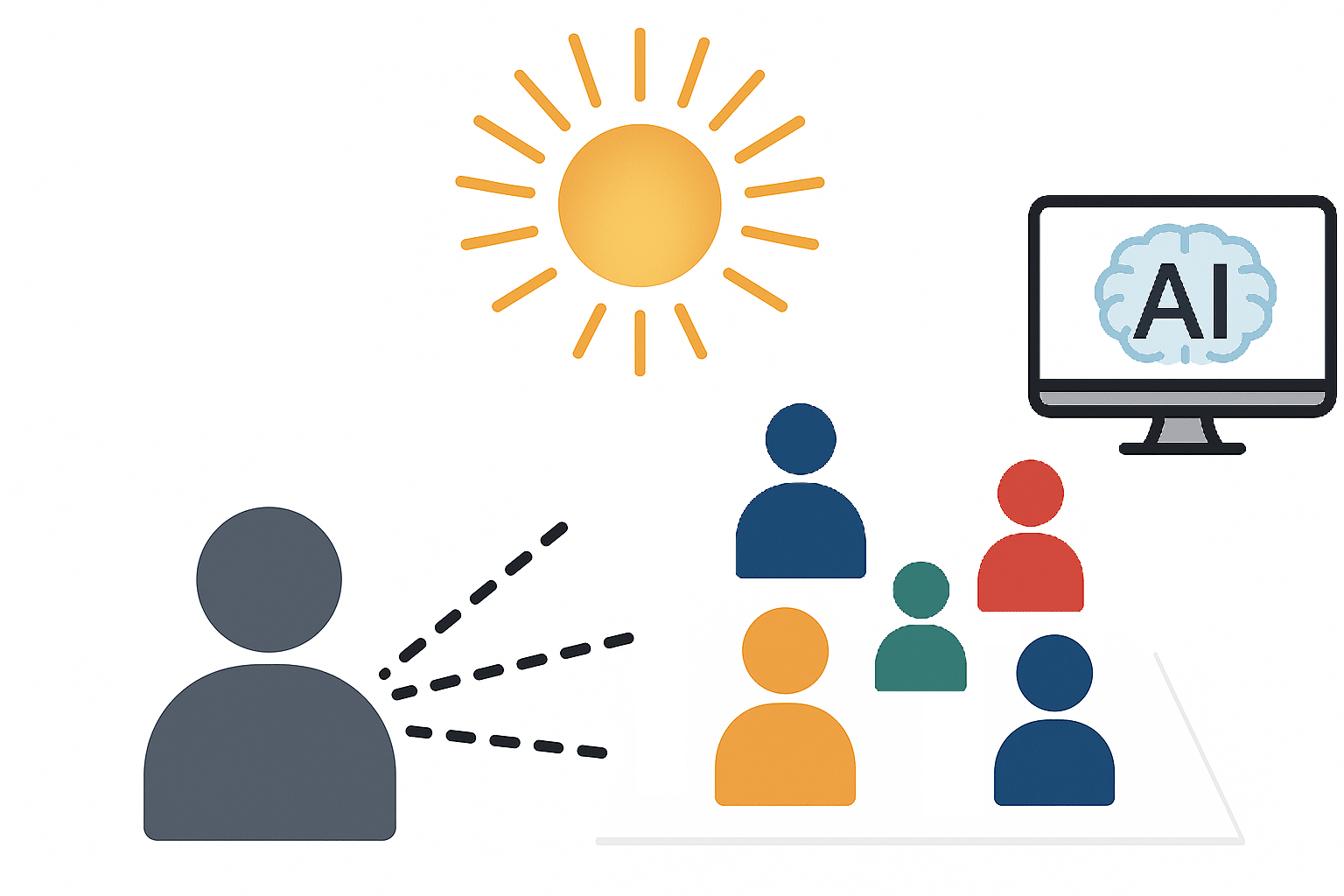 Online family constellations with AI